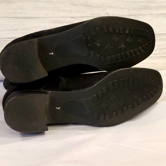 Aquatalia | Lilli Quilted Black Suede Boot | Sz 7 - Picture 10 of 14